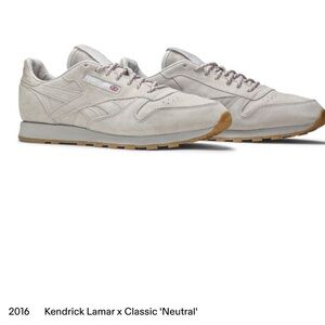 Kendrick Lamar "neutral" Reebok sneakers